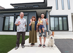 完全分離型2世帯住宅、暮らしやすい収納上手なおうち