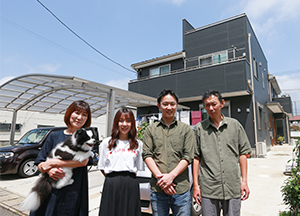 3世帯完全分離型住宅、みんなが集まれる空間を確保